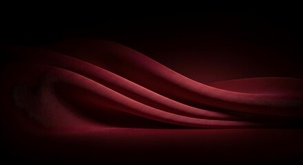 Elegant Silk Waves in Spotlight for High-Quality Visual Effects