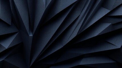 Fototapeta premium Abstract dark paper texture with sharp folds. Abstract Futuristic Business Background