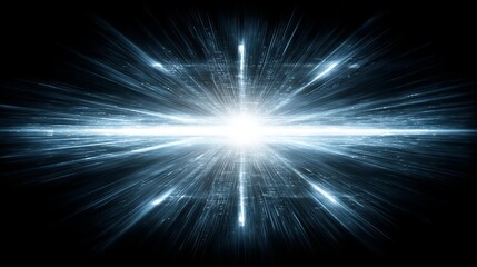 Obraz premium Abstract light burst with dynamic energy effects. Abstract Futuristic Business Background