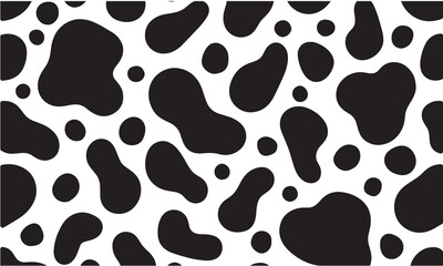 Fototapeta premium Liquid abstract organic blob shapes. Vector flat illustration. Black wavy bubbles drops in trendy y2k style