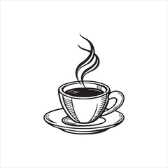 Minimalist Coffee Cup Icon