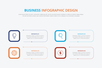 Business data visualization. timeline infographic icons designed for abstract background template milestone element modern diagram process technology digital marketing data presentation chart Vector