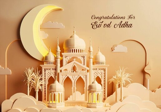 Eid Mubarak  (Illustration)