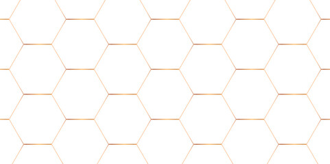Abstract square digital grid pattern background with hexagons. modern hexagon polygonal technology vector. seamless bright white abstract honeycomb science digital texture background.