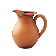 Terracotta pitcher with a simple, elegant design