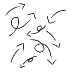 Minimal arrow icon PNG with transparent background. Great for infographics, planners, digital crafts, and presentations.