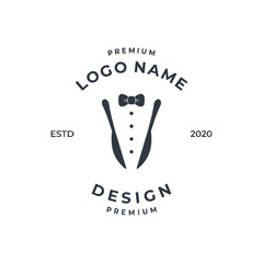maid uniform and knife logo, perfect for restaurant or food logo design