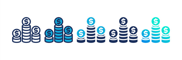 Profit Multi Style Icon Set