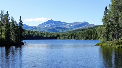 lake in yosemite national park