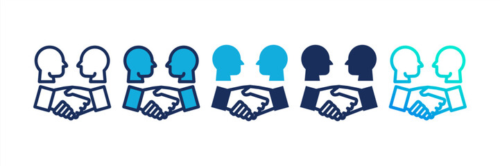 Friendship Multi Style Icon Set