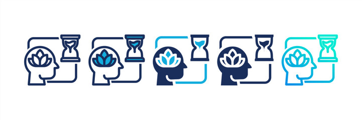 Patience Multi Style Icon Set