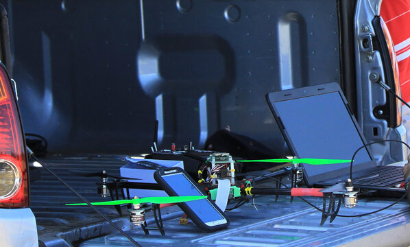 Technology for drones, uav, rpas using computers and phones