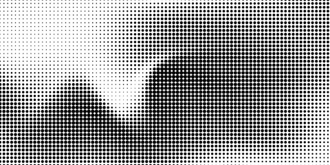 Black and white dotted halftone background. eps 10