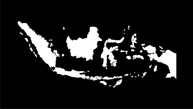 map of Indonesia vector illustration
