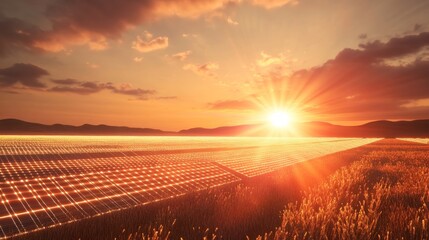 Conceptual Rendering of Tellurium Dioxide Solar Energy Landscape