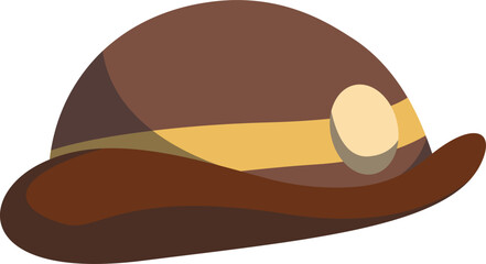 Scout Girl's Hat Illustration