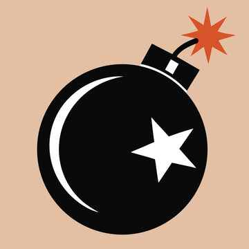 recommend clip art: Cartoon Bomb with Lit Fuse and Yellow Explosion Vector Illustration. Cartoon Bomb Icon with Lit Fuse and Explosion Clipart