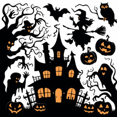 A colorful vector illustration showcasing traditional Bangla (Bengali) culture, including people in cultural attire, folk music, festival celebrations, and regional elements. Perfect for cultural even