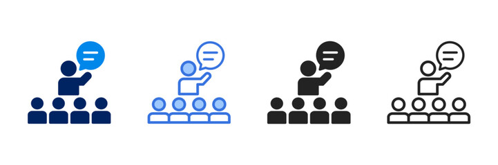 Briefing  Icon Set Different Style Collection 