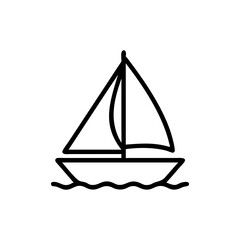 Sailboat icon