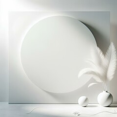frame with feather