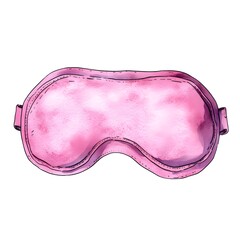 Vibrant Watercolor Hand Drawn Nighttime Sketch for Design Projects