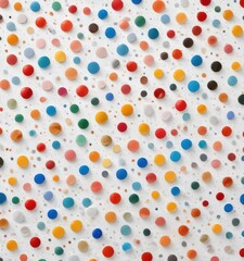 White background, colored dot pattern, varied sizes  , design, element