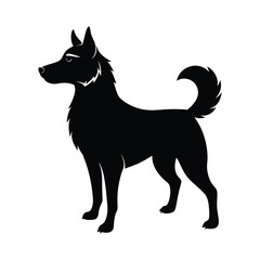 vector illustration of dog