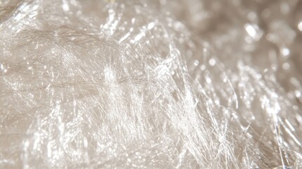 Obraz premium Ultra High Molecular Weight Polyethylene Fiber Close-Up Macro Image