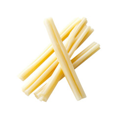 Close-up of a Pile of Bucatini Pasta