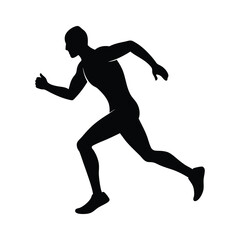running man silhouette