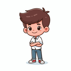 Vector Cartoon Boy