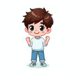 Vector Cartoon Boy