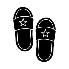 Slippers Icon Glyph