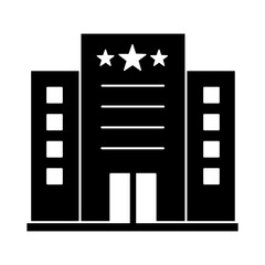 Hotel Icon Glyph