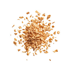 Exploding Oat Bran Cereal Clusters - High-Resolution Food Photography