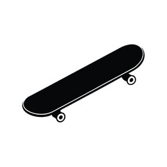 skateboard isolated on white