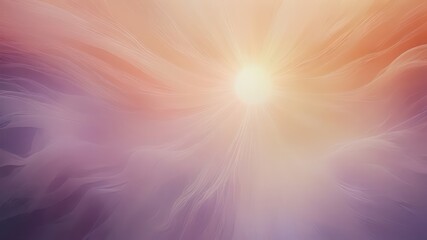 Fototapeta premium Abstract Pastel Swirling Light Rays Emanating from a Bright Center