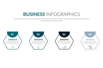 Timeline infographic template design. 3-4-5 options or steps business infographic template design. Can be used for process diagram, presentations, workflow layout, flow chart, steps, banner.