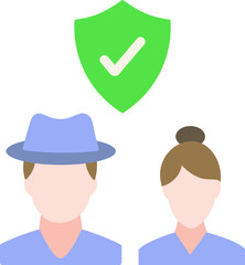 Retirement Insurance Flat Icon