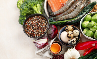 Diabetic measurement set, healthy food eating.