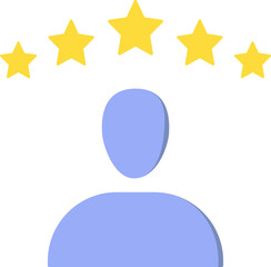Customer Rating Flat Icon