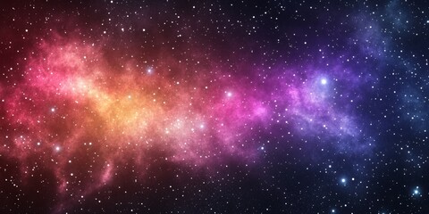 Fototapeta premium Vibrant Nebula Space Background Featuring Cosmic Dust Clouds Stars and Galaxies A Stunning Celestial Image Perfect for Science Fiction Fantasy or Astronomy Projects