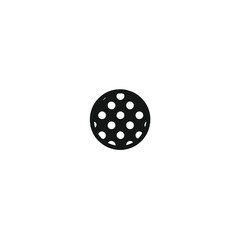 Polka dot circle shows pattern simple white background graphic design