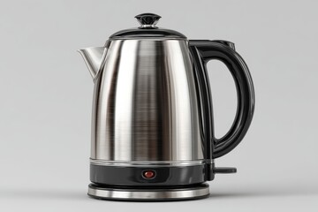 A sleek modern electric kettle on white background