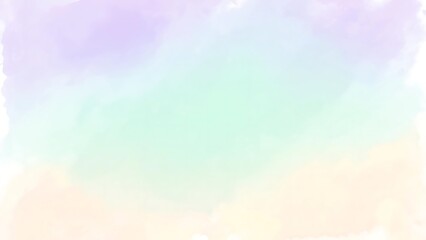 Dreamlike Pastel Watercolor Wash Background Perfect for Airy Designs and Artistic Projects Featuring Soft Hues and a Delicate Texture