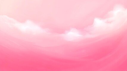 Soft pink clouds drift across a tranquil horizon creating a dreamy dreamscape perfect for peaceful meditation and imaginative inspiration.