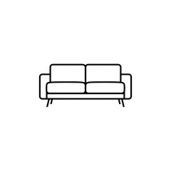 Sofa outline displays furniture seating indoors home minimal design