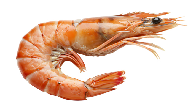 Fresh Cooked Shrimp A High-Quality Seafood Image