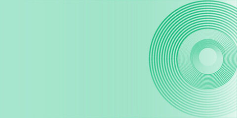 Green white abstract background overlap layer on bright space with circles effect decoration. Modern banner with lines style. Graphic design element stripes concept for flyer, card, or brochure cover